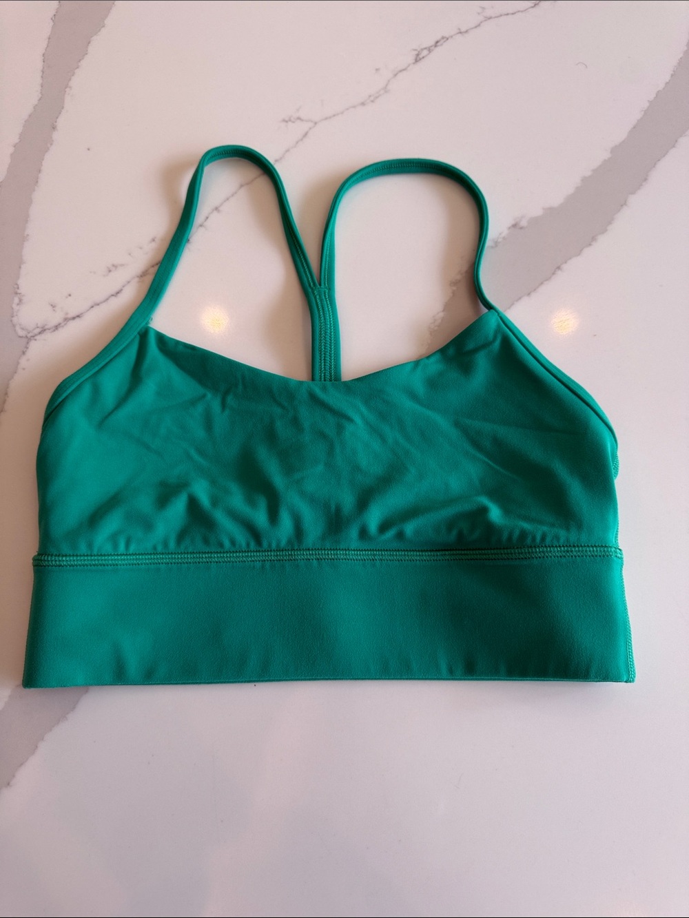 lululemon athletica Green Strappy Sports Bra